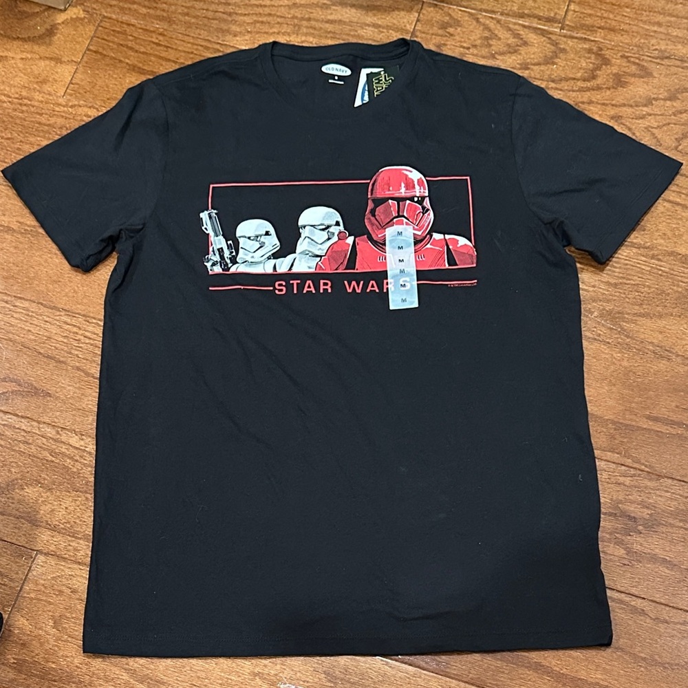 Old Navy Star Wars Black Graphic Stormtrooper T-Shirt